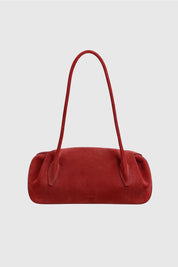 OYSTER SHOULDER BAG - GOJI SUEDE