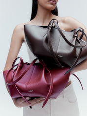MOCHI - CRANBERRY PEBBLE GRAINED LEATHER