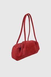 OYSTER SHOULDER BAG - GOJI SUEDE