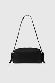 BRIOCHE POUCH - BLACK PEBBLE GRAINED LEATHER