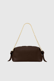 BRIOCHE POUCH - ESPRESSO PEBBLE GRAINED LEATHER