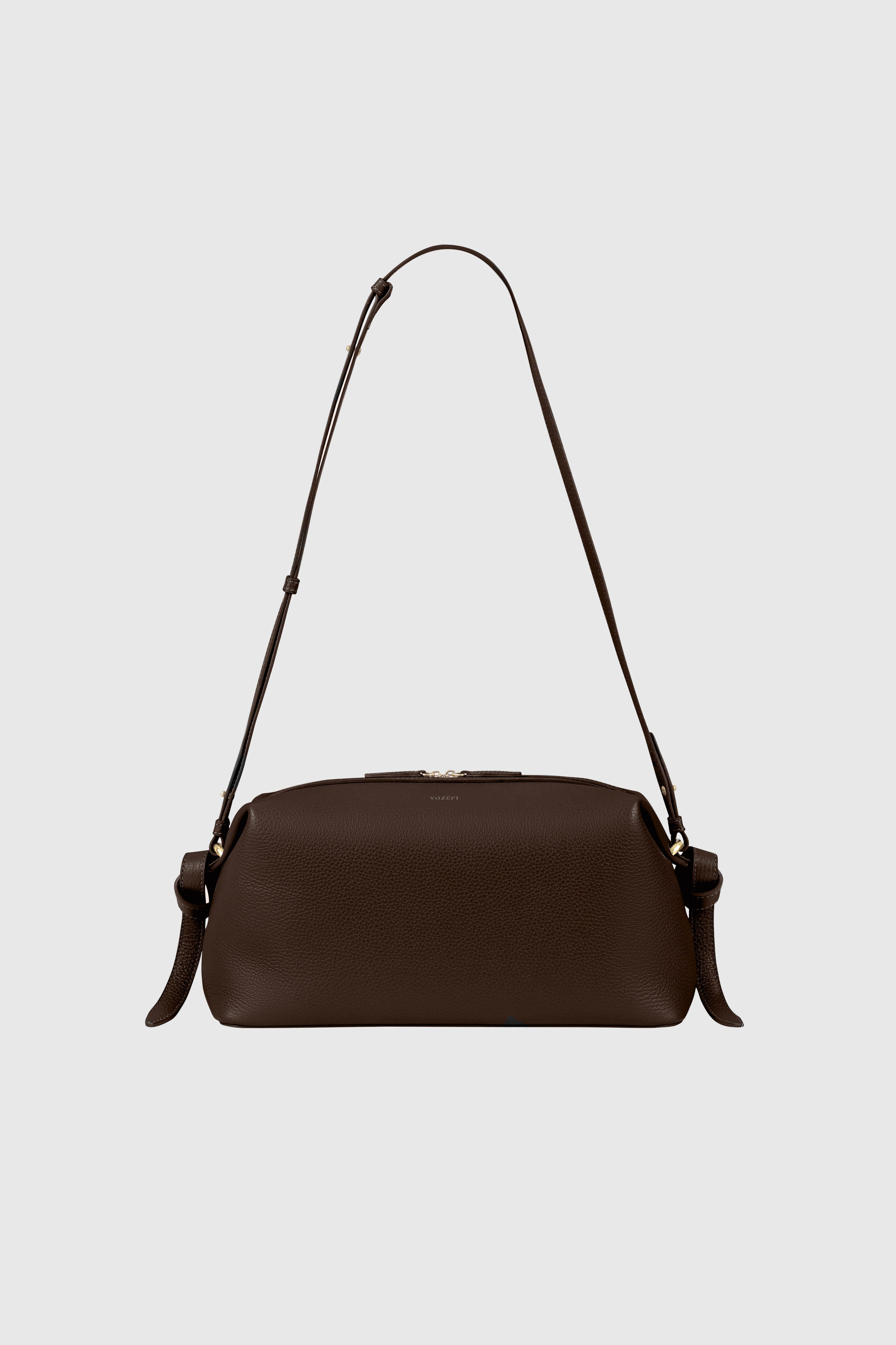 BRIOCHE POUCH - ESPRESSO PEBBLE GRAINED LEATHER