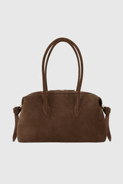BRIOCHE DUFFLE - CHOCOLATE SUEDE