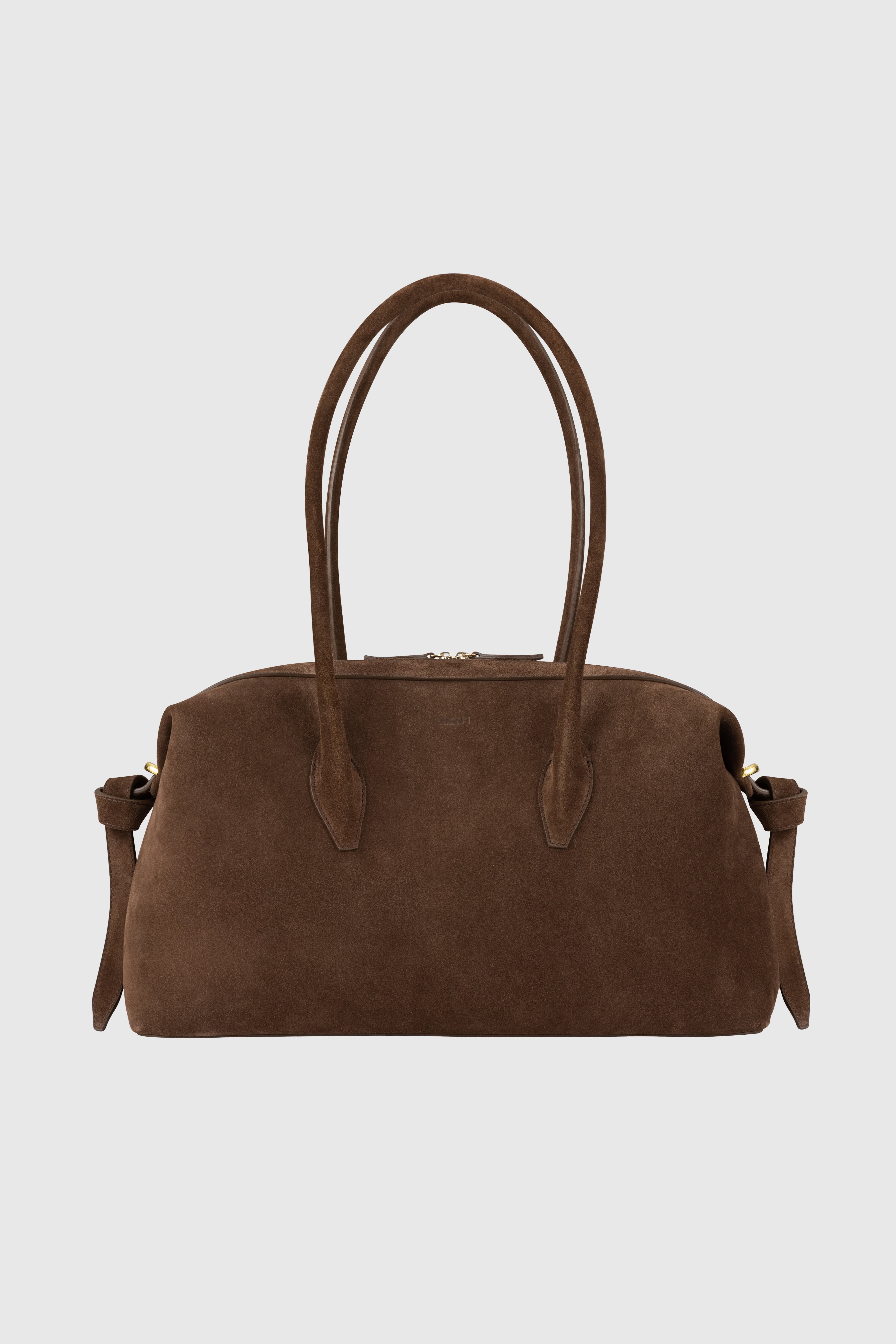 BRIOCHE DUFFLE - CHOCOLATE SUEDE