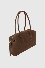 BRIOCHE DUFFLE - CHOCOLATE SUEDE
