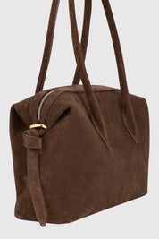 BRIOCHE DUFFLE - CHOCOLATE SUEDE