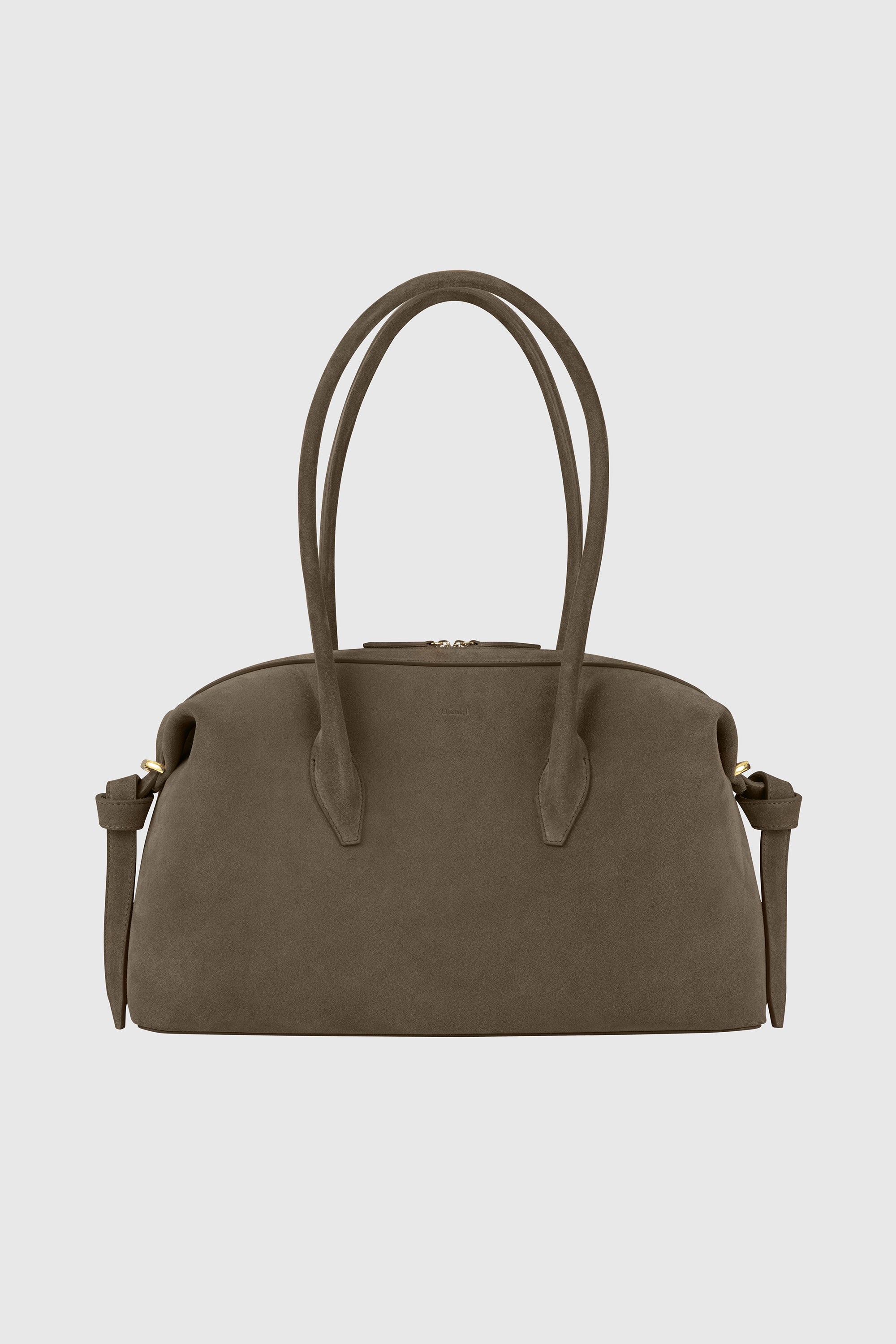 BRIOCHE DUFFLE - TAUPE SUEDE