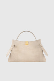 GYOZA - EMBOSSED LIZARD COWHIDE LEATHER