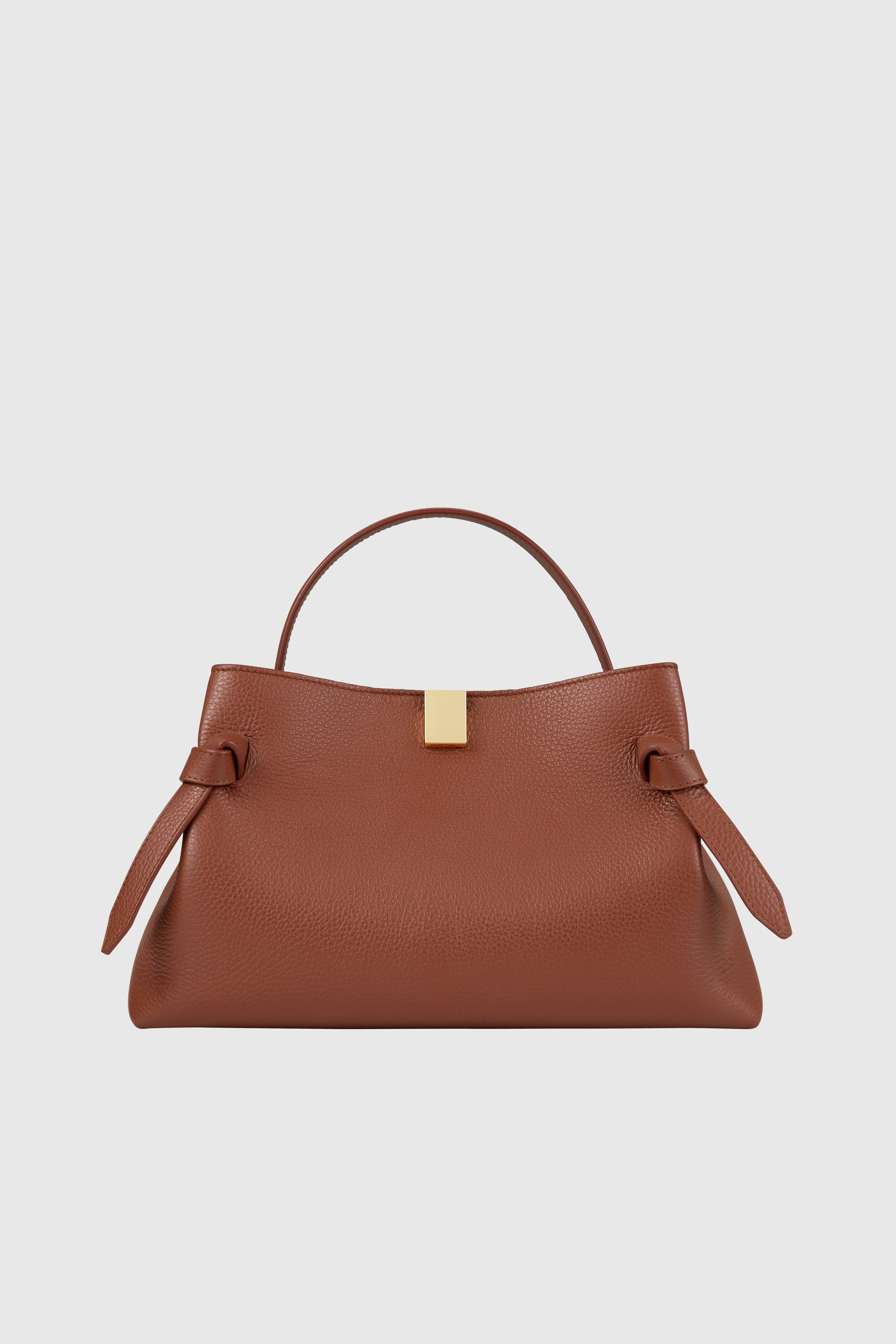 GYOZA - MAPLE PEBBLE GRAINED LEATHER