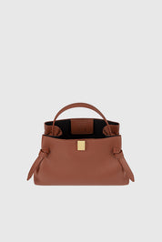 GYOZA - MAPLE PEBBLE GRAINED LEATHER