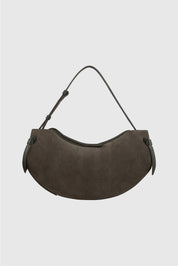LARGE FORTUNE COOKIE - AGAVE SUEDE