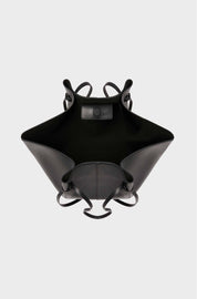 LARGE MOCHI - BLACK SMOOTH LEATHER