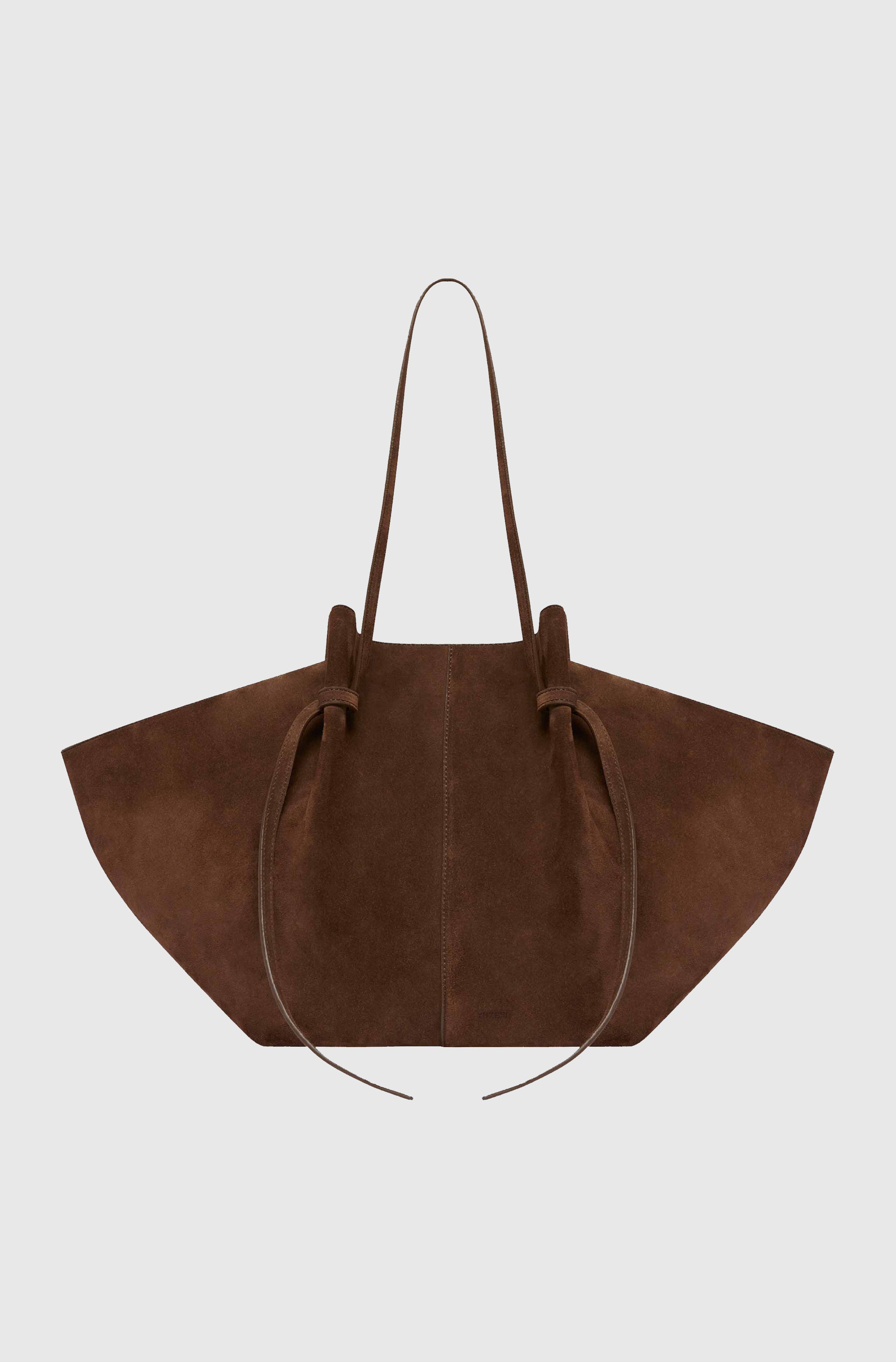 LARGE MOCHI - CHOCOLATE SUEDE