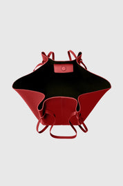 LARGE MOCHI - CAYENNE PEBBLE GRAINED LEATHER