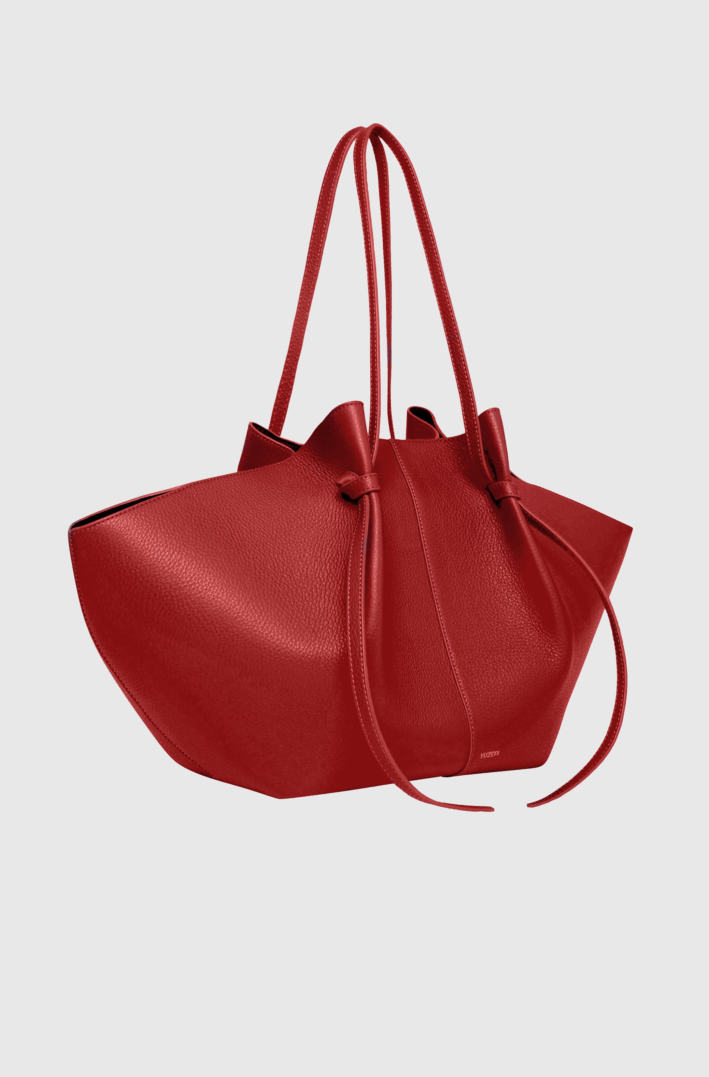 LARGE MOCHI - CAYENNE PEBBLE GRAINED LEATHER