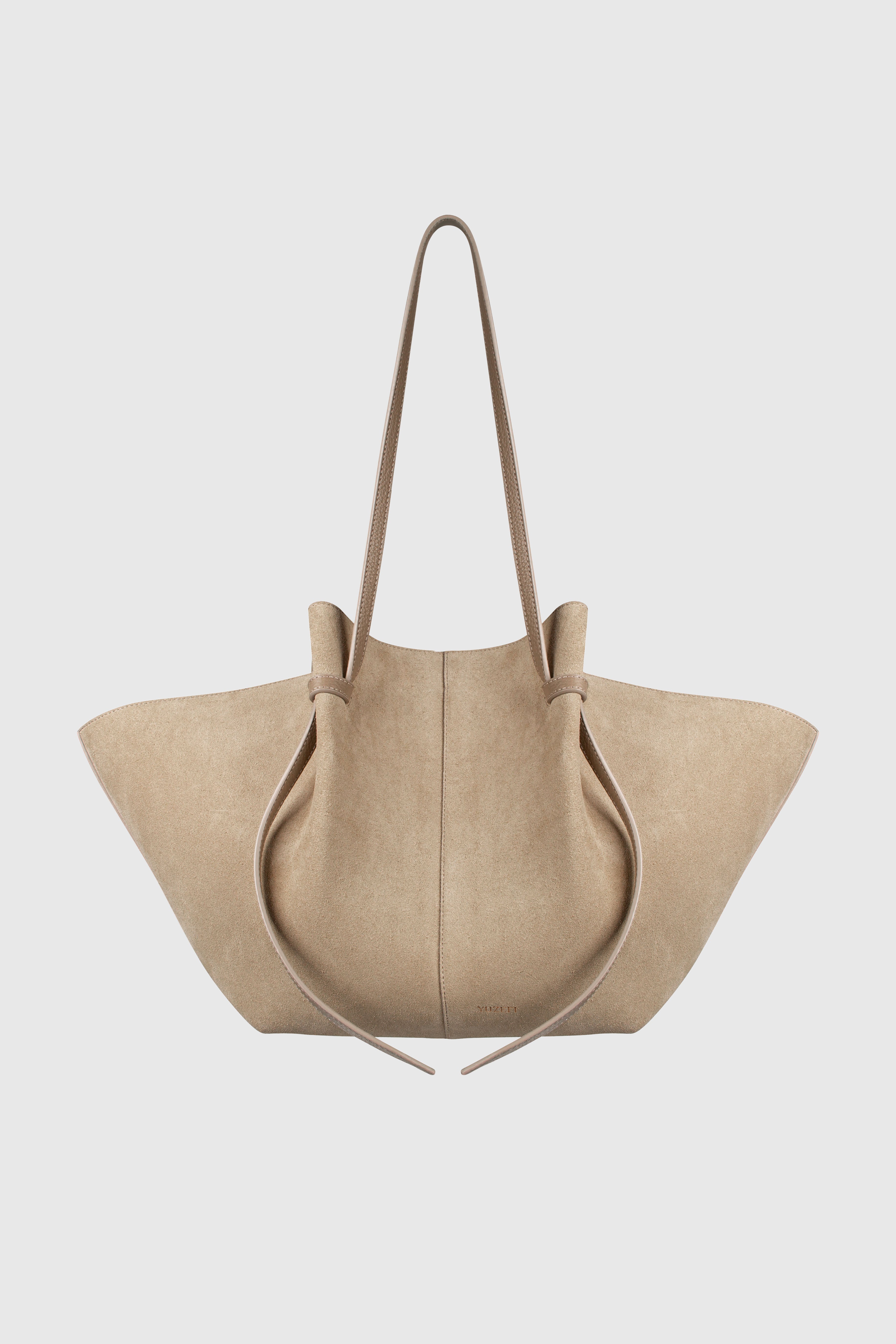 LARGE MOCHI SAND SUEDE – Yuzefi