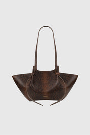 MOCHI - EMBOSSED SNAKE COWHIDE LEATHER