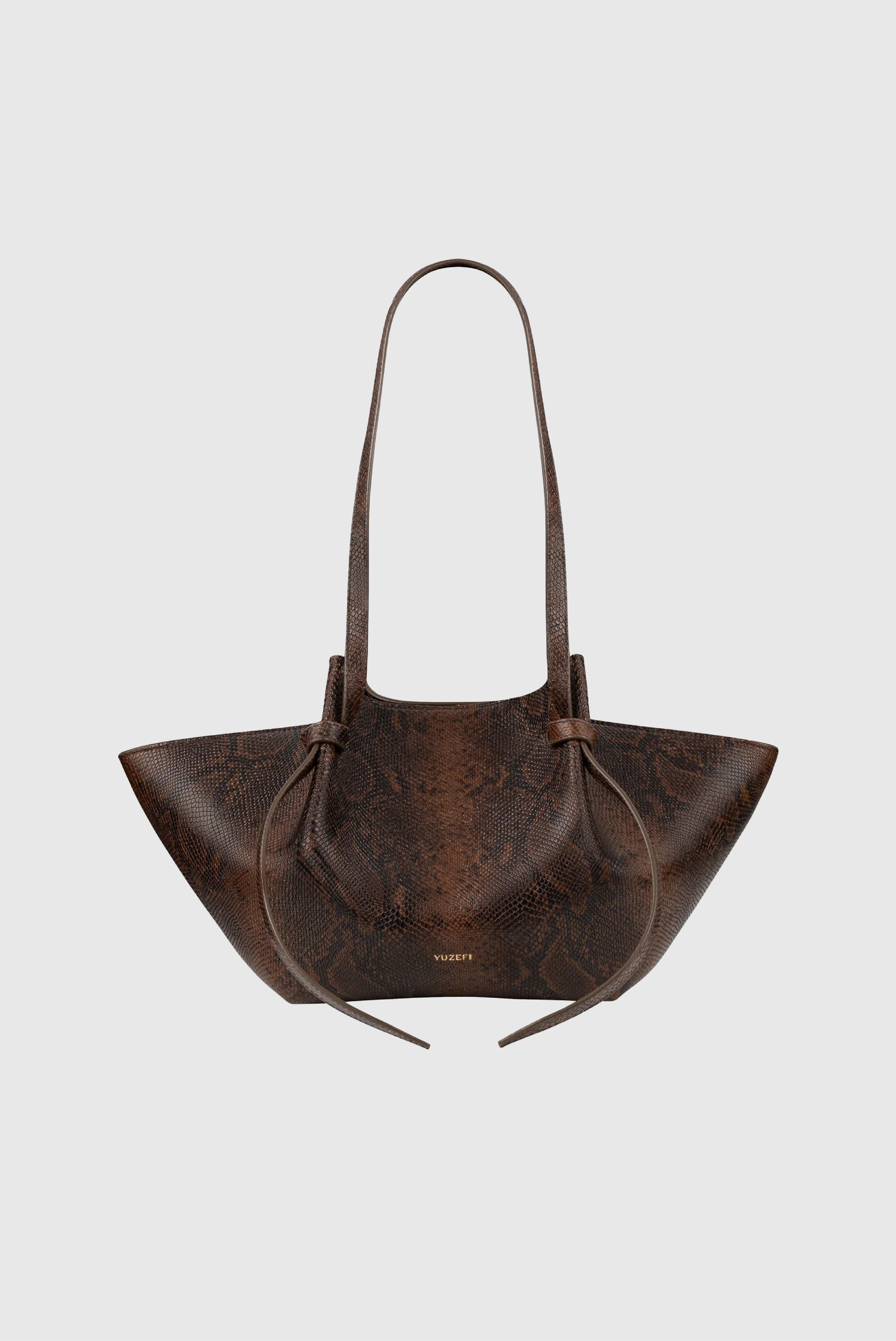MOCHI - EMBOSSED SNAKE COWHIDE LEATHER