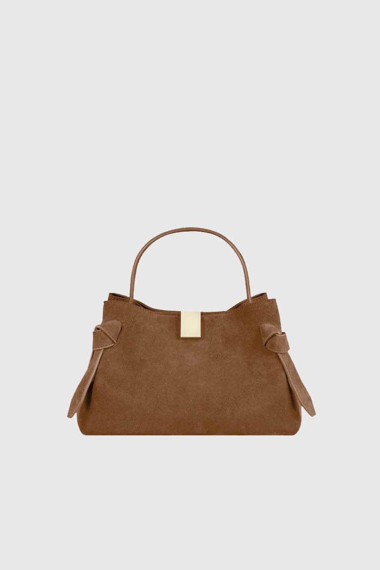 GYOZA MINI - COGNAC SUEDE