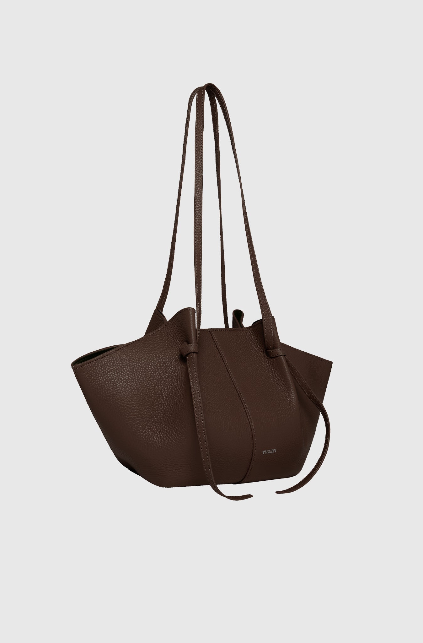 MOCHI - ESPRESSO PEBBLE GRAINED LEATHER
