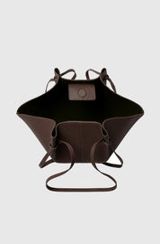 MOCHI - ESPRESSO PEBBLE GRAINED LEATHER