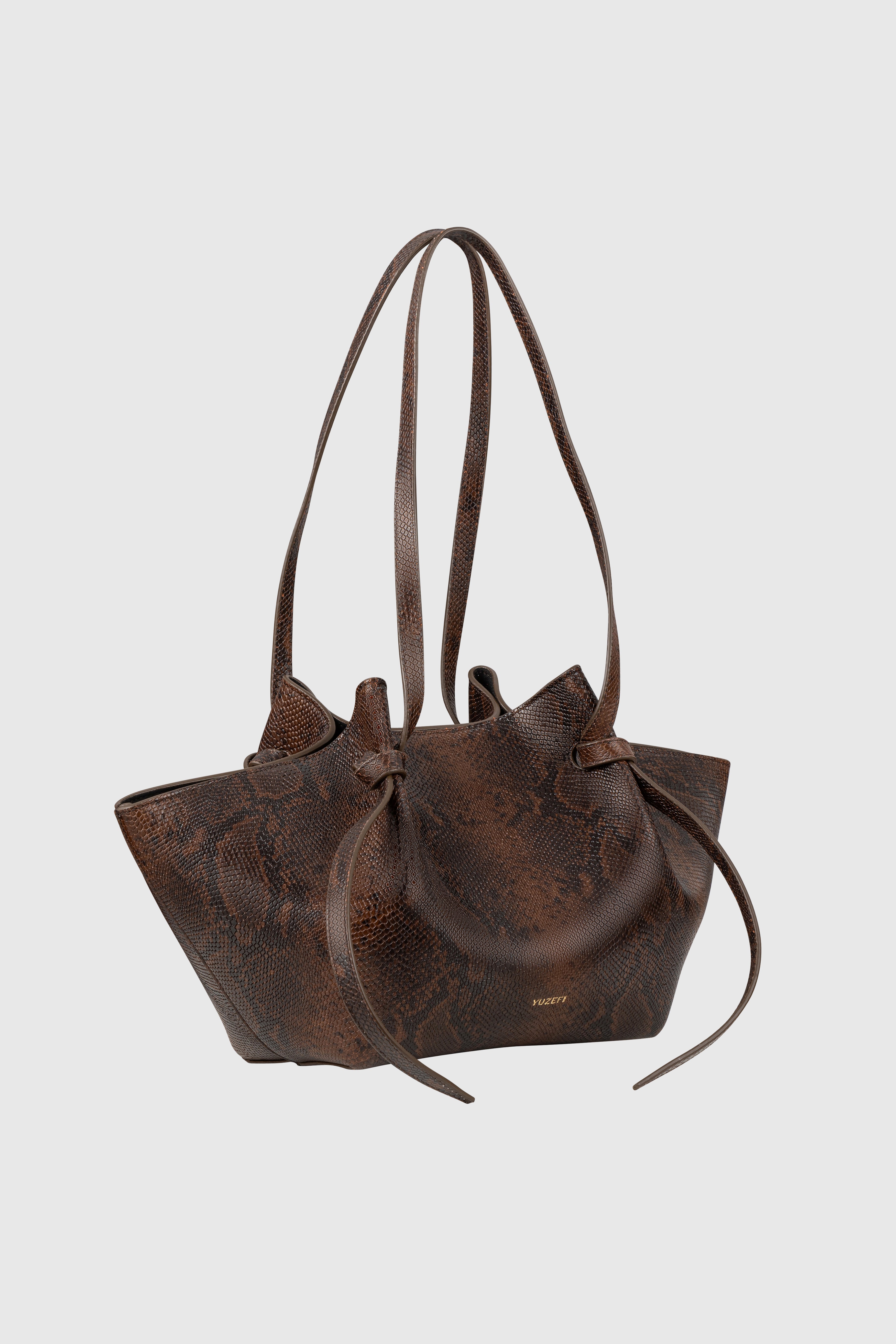 MOCHI - EMBOSSED SNAKE COWHIDE LEATHER