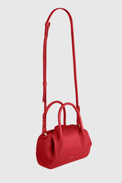 OYSTER MINI DUFFLE - CAYENNE PEBBLE GRAINED LEATHER