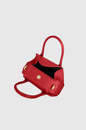 OYSTER MINI DUFFLE - CAYENNE PEBBLE GRAINED LEATHER