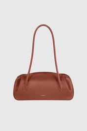 OYSTER SHOULDER BAG - MAPLE PEBBLE GRAINED LEATHER