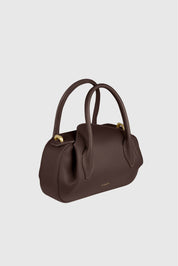 OYSTER MINI DUFFLE - ESPRESSO PEBBLE GRAINED LEATHER