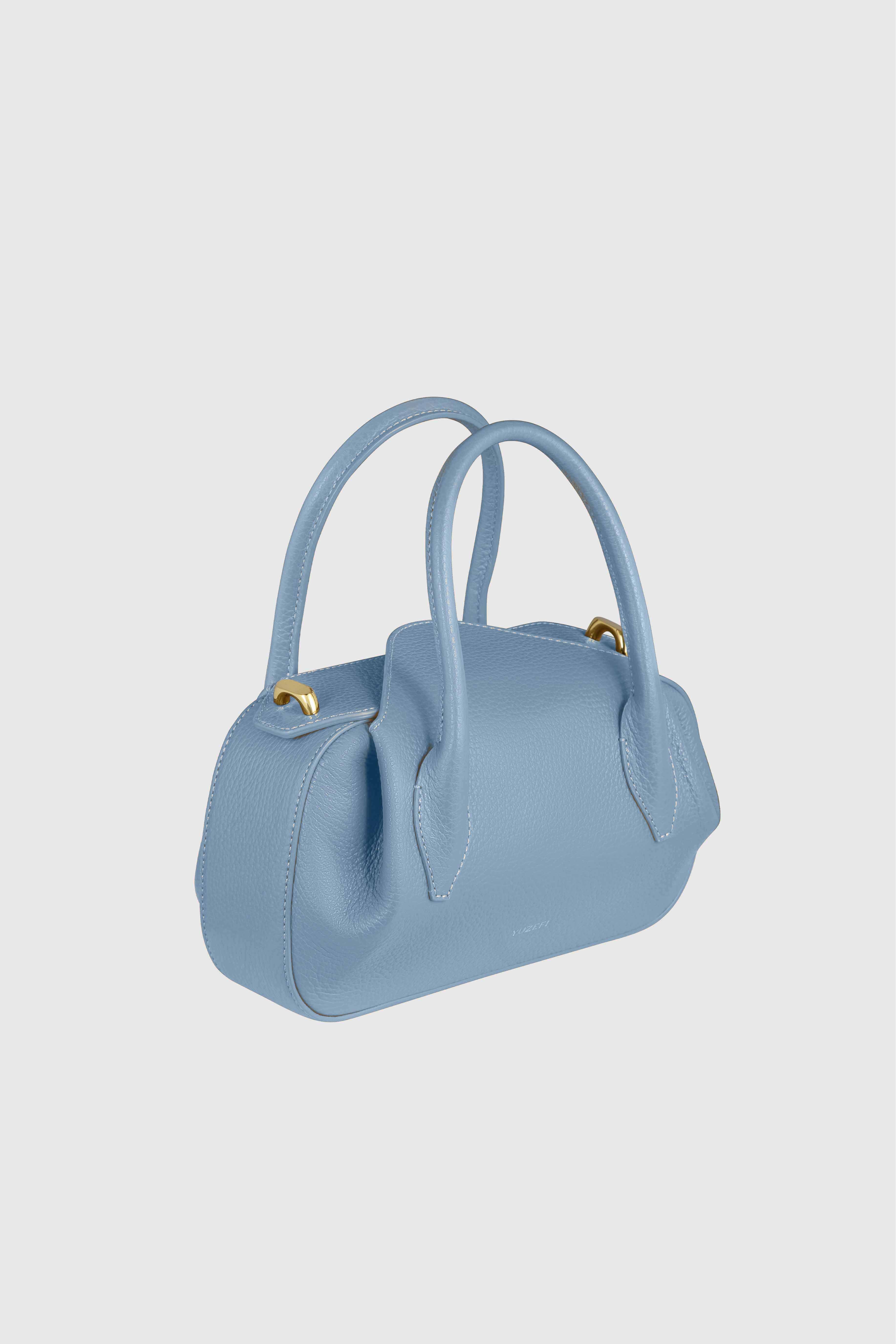 OYSTER MINI DUFFLE - ICE PEBBLE GRAINED LEATHER
