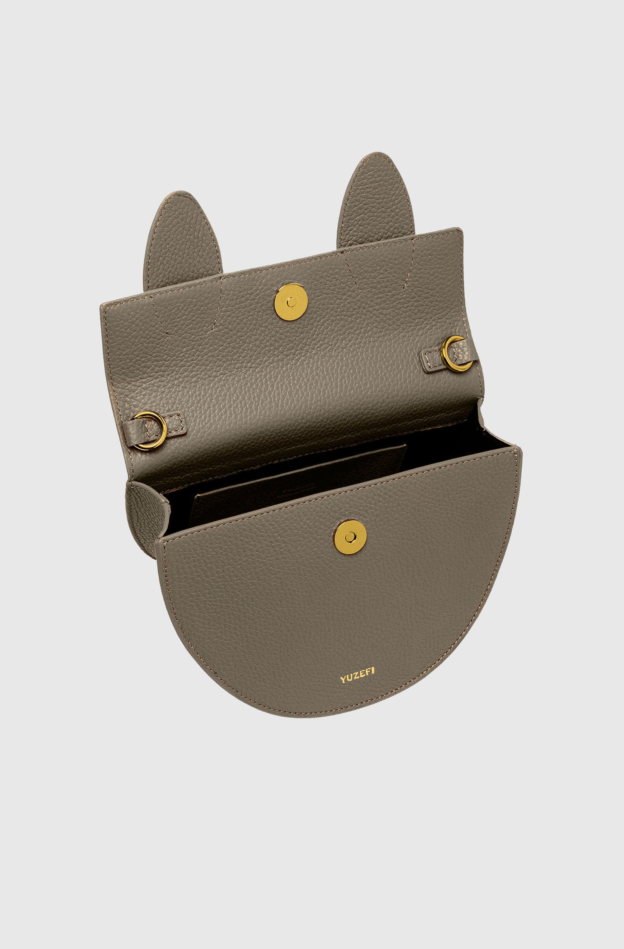 PRETZEL - TAUPE PEBBLE GRAINED LEATHER
