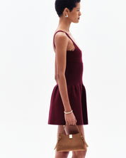 GYOZA MINI - COGNAC SUEDE