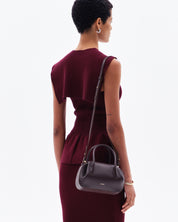 OYSTER MINI DUFFLE - ESPRESSO PEBBLE GRAINED LEATHER