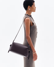 BRIOCHE POUCH - ESPRESSO PEBBLE GRAINED LEATHER