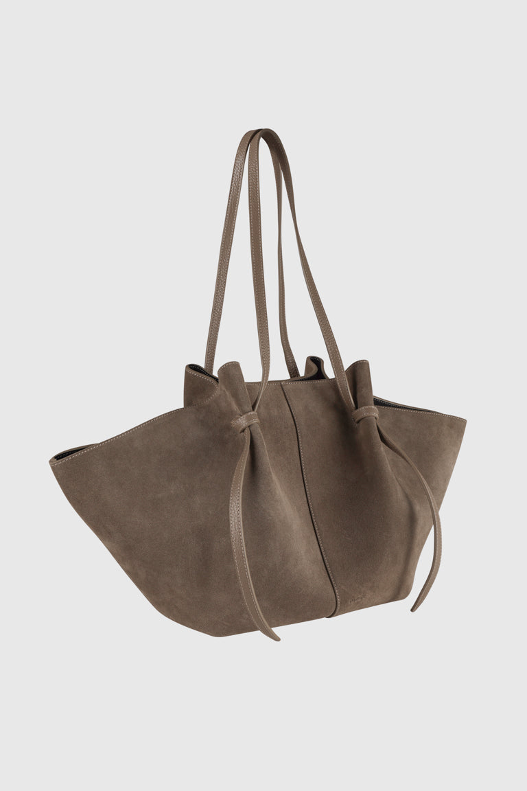 LARGE MOCHI - TAUPE SUEDE