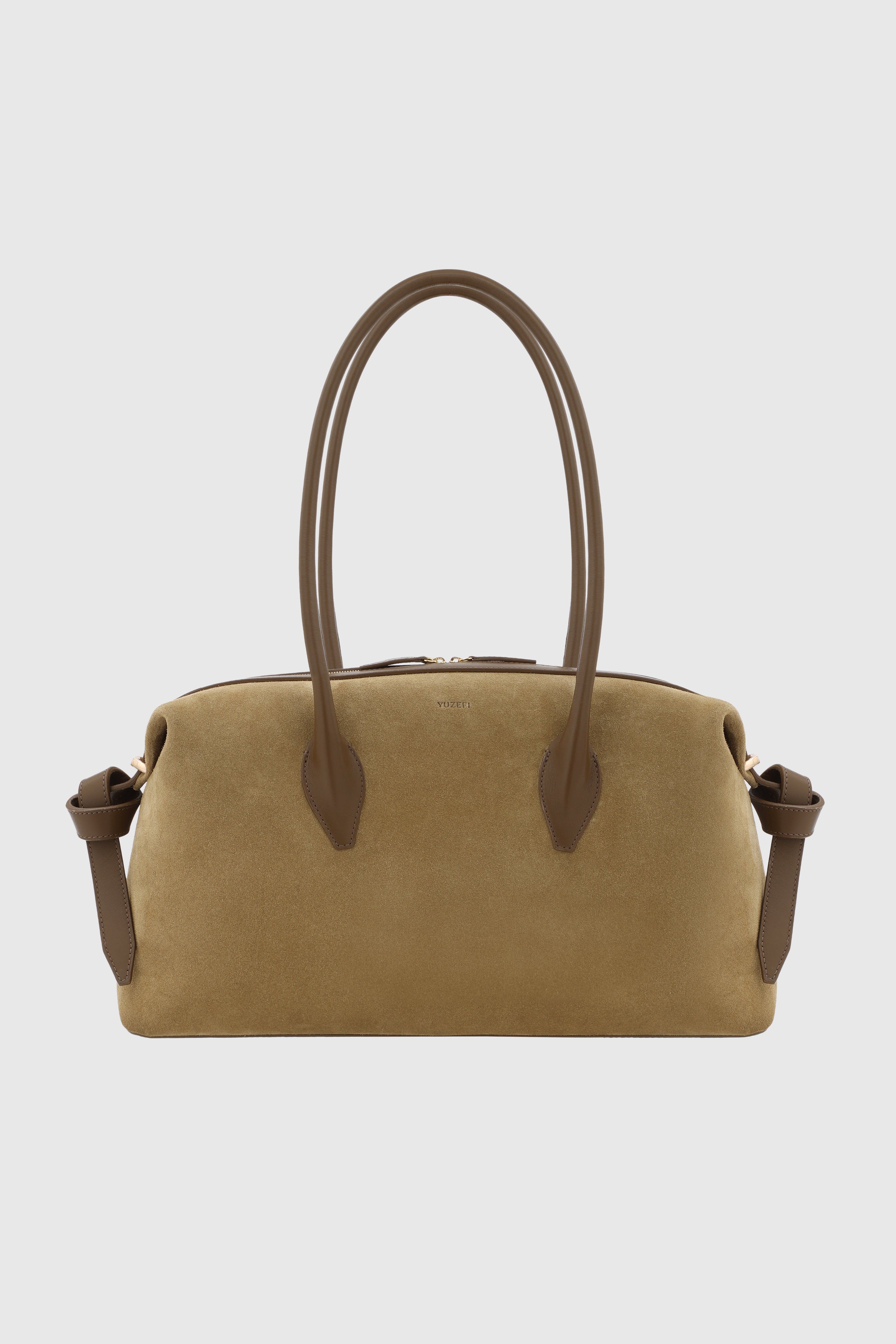 BRIOCHE DUFFLE - FENNEL SUEDE – Yuzefi