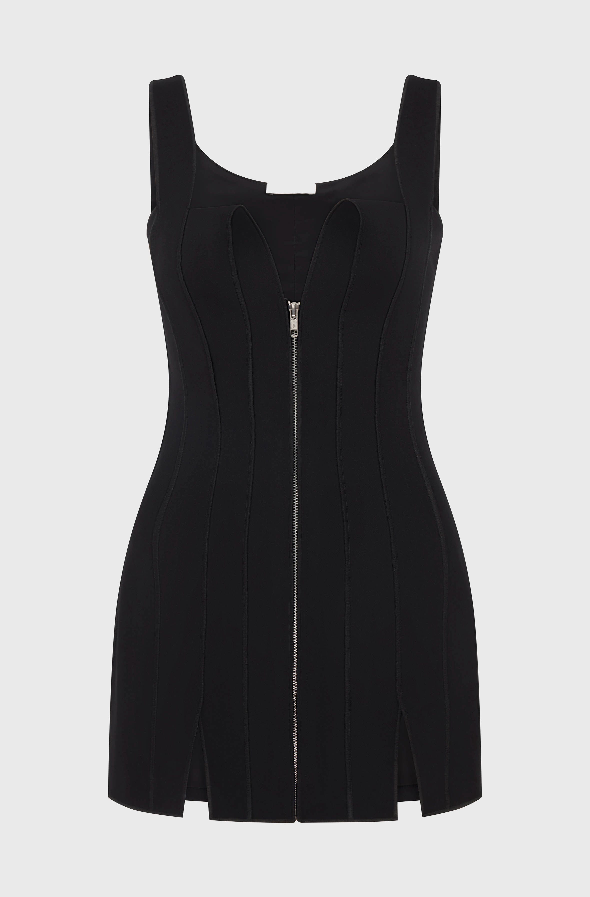 Ramsey Bodycon Tank Dress, Black