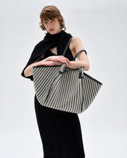 XL MOCHI - STRIPED WOVEN CANVAS