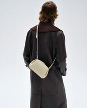 OYSTER MINI CLUTCH - ANGORA PEBBLE GRAINED LEATHER