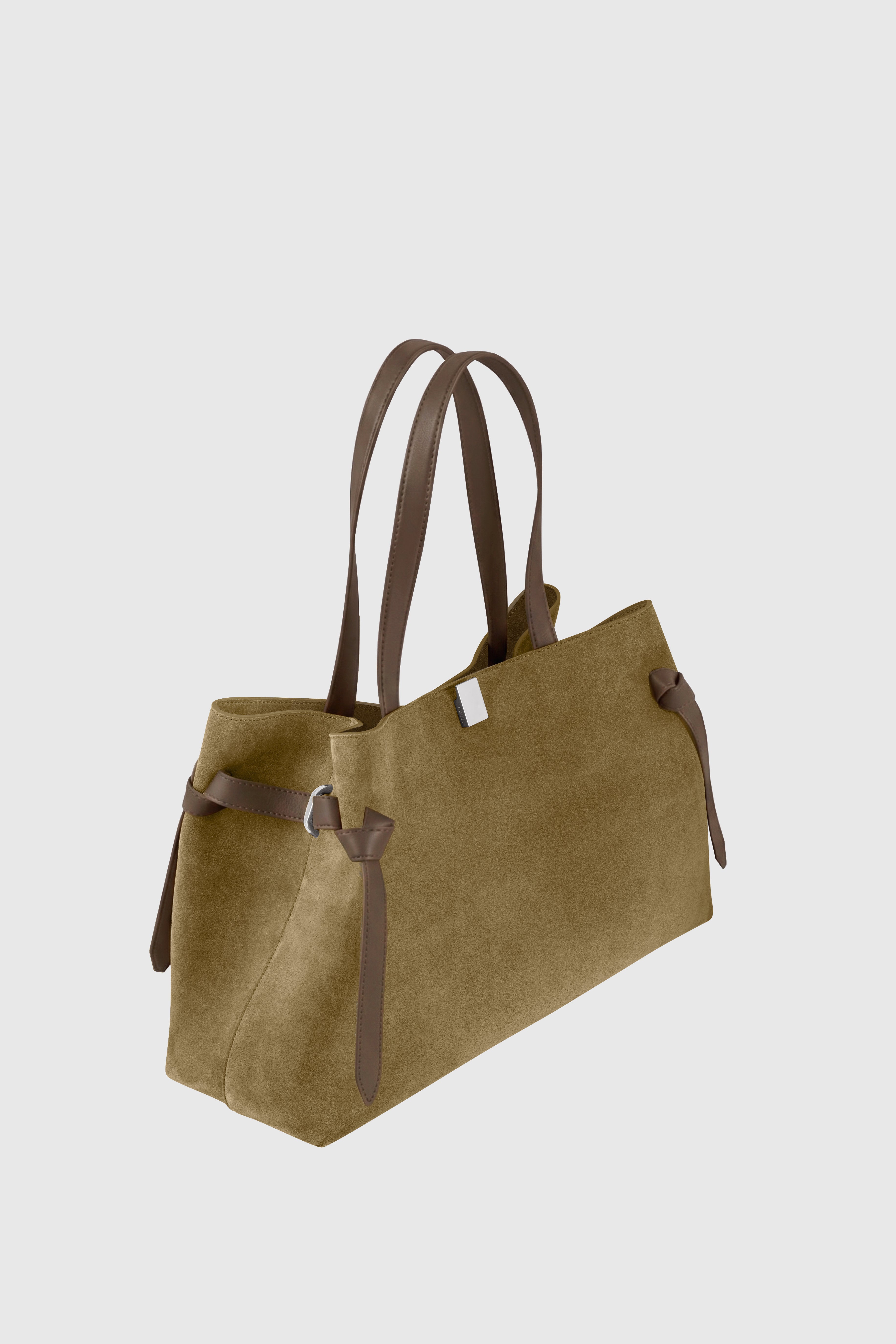 GYOZA TOTE - FENNEL SUEDE