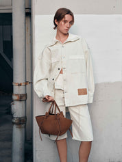 MOCHI - COGNAC SUEDE