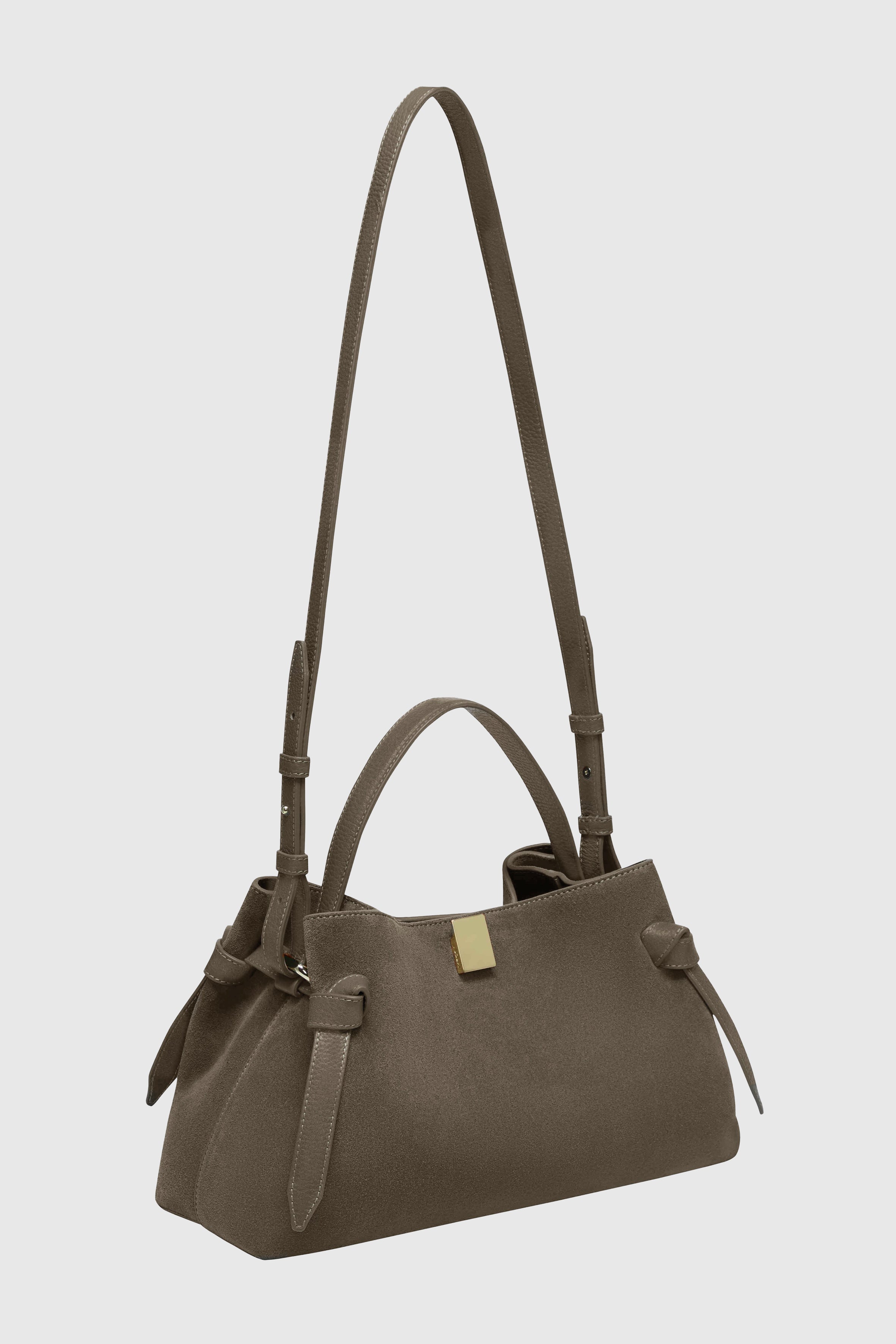 GYOZA - TAUPE SUEDE