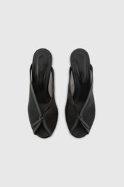 ALTHEA MULE - BLACK MESH