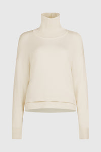 AREN DRAPE BACK JUMPER - VANILLA