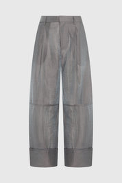 AZIN TAILORED TROUSERS - ASH