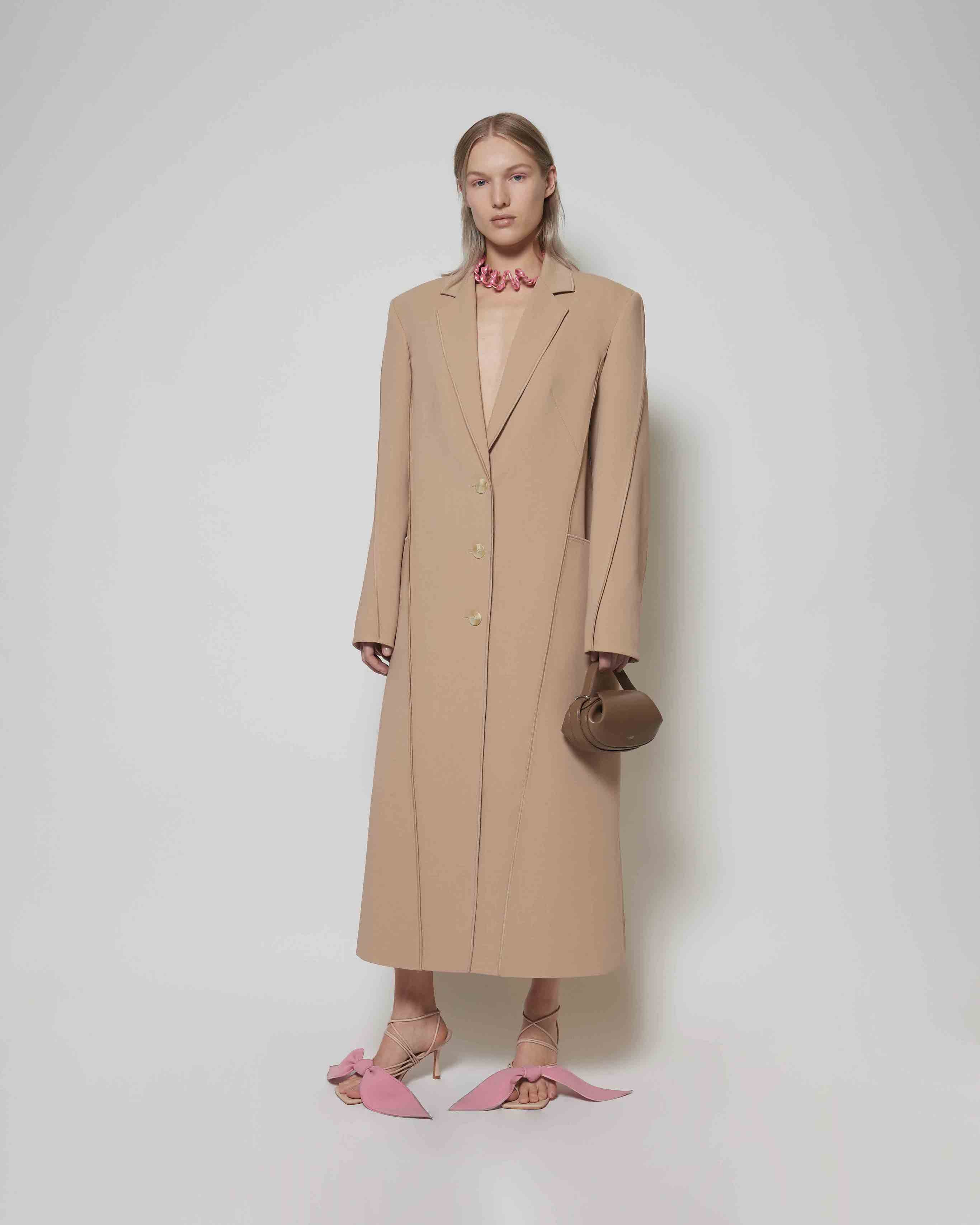 OVERSIZED COAT- BEIGE