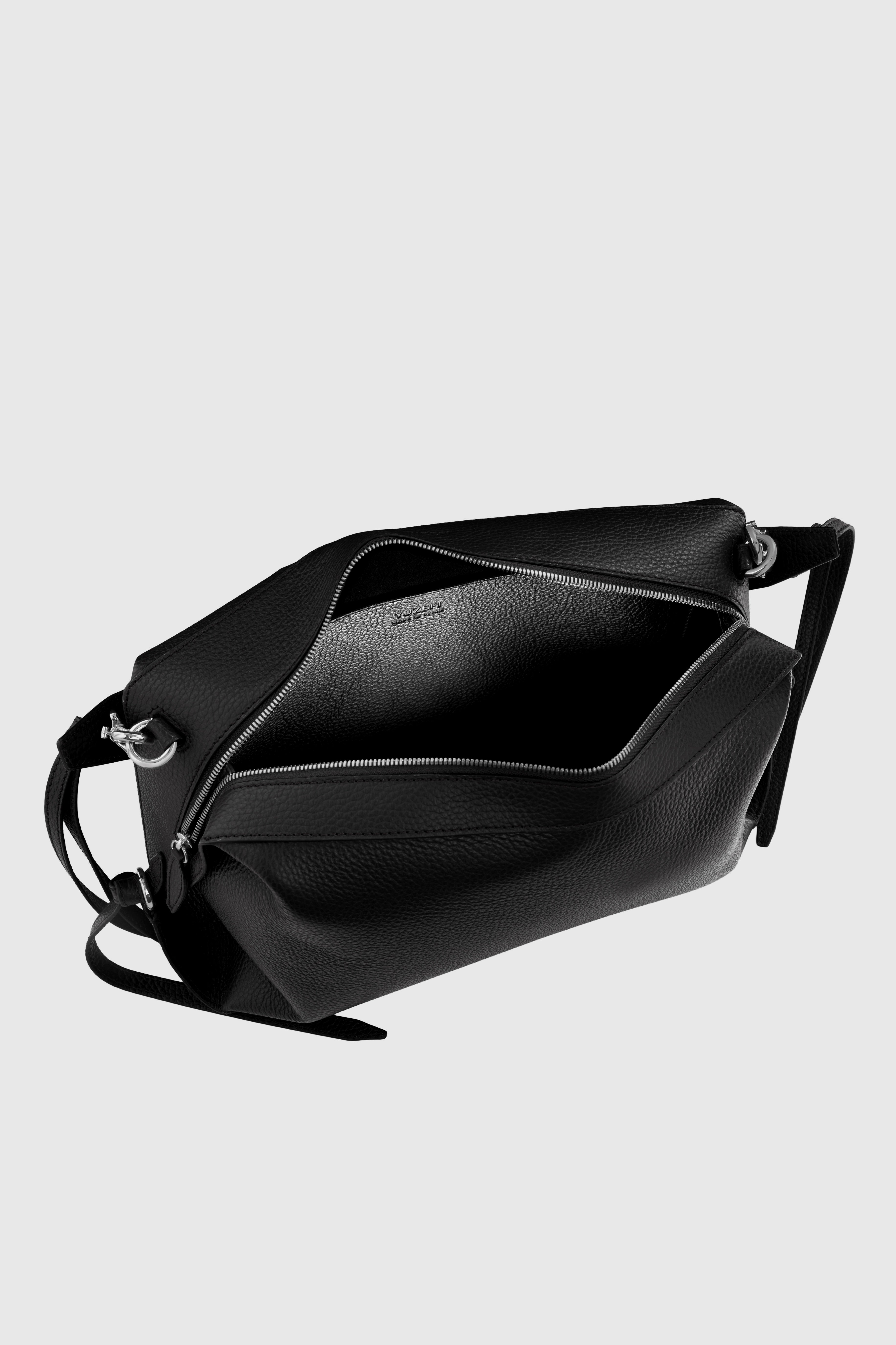 BENTO - BLACK PEBBLE GRAINED LEATHER