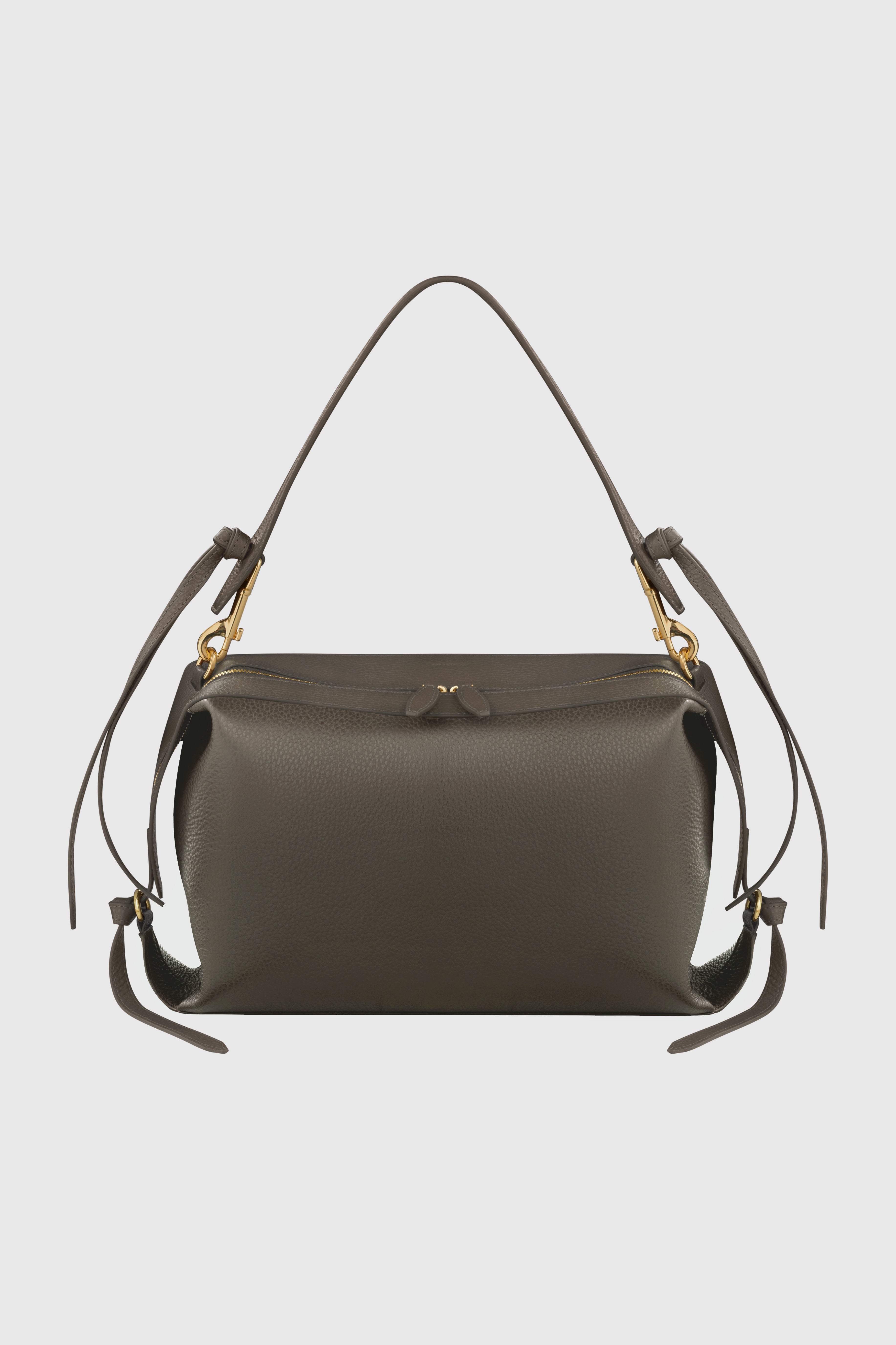 BENTO - TAUPE PEBBLE GRAINED LEATHER