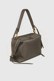 BENTO - TAUPE PEBBLE GRAINED LEATHER